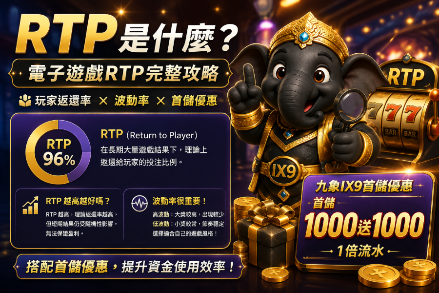 RTP是什麼？電子遊戲RTP完整攻略