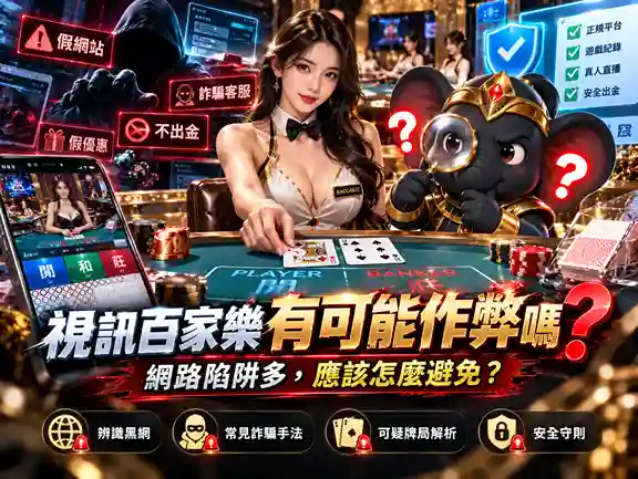 視訊百家樂有可能作弊嗎？真人百家樂黑網與詐騙陷阱解析